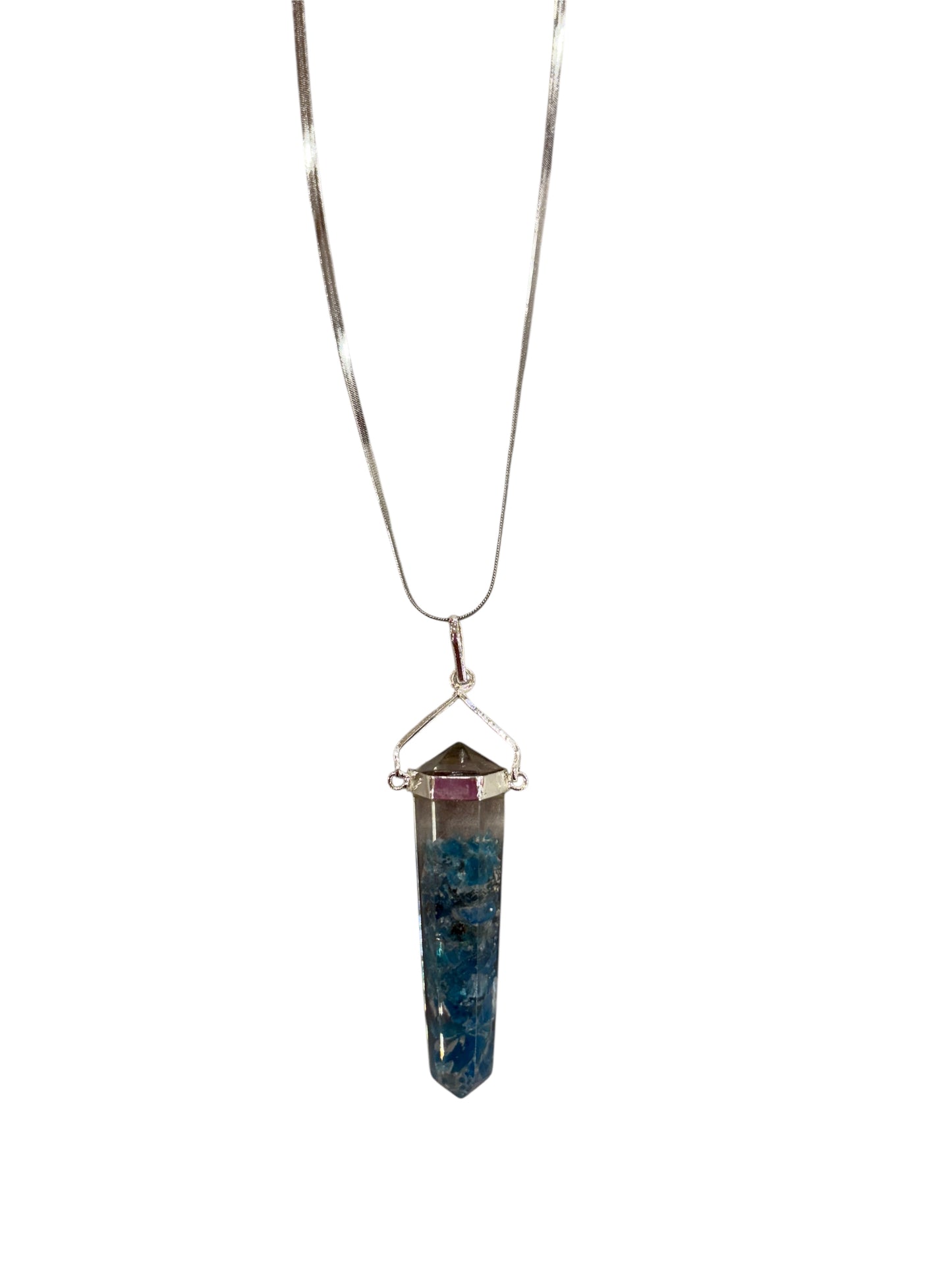Collana Orgonite di
Acquamarina a punta