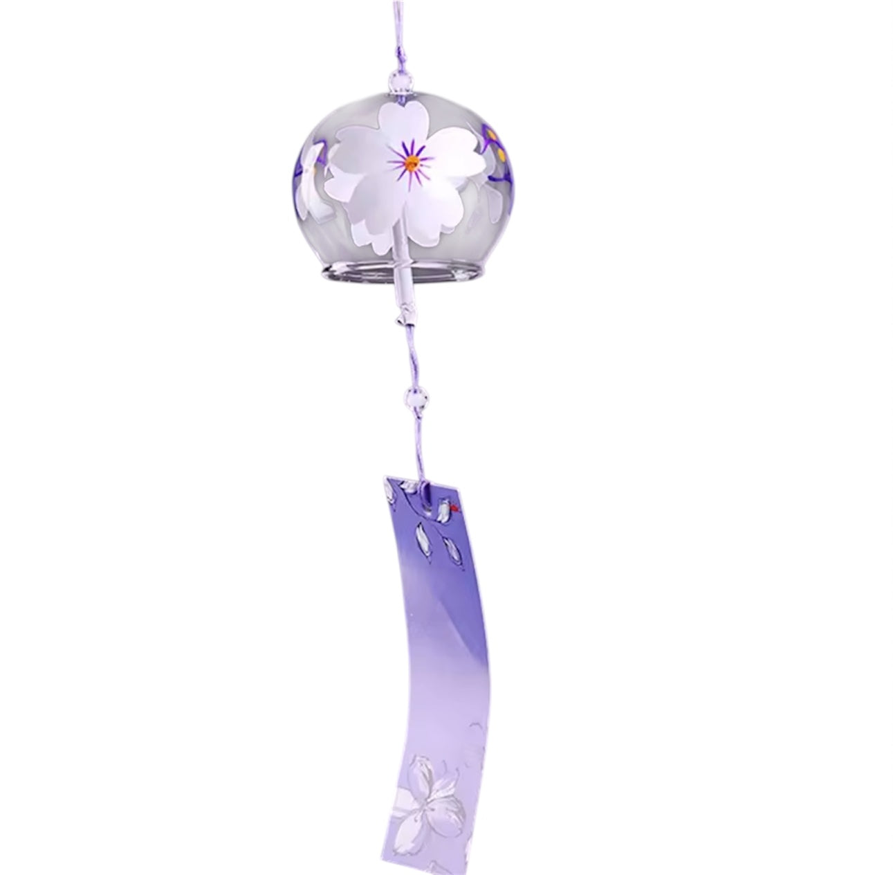 Campanellino al vento Giapponese FURIN - FIORE VIOLA