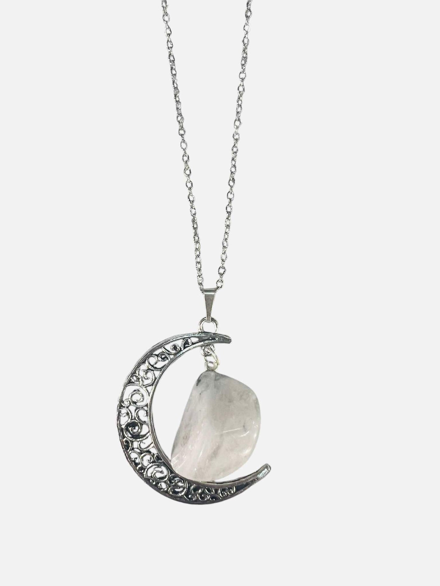 Collana Luna con ciondolo di Pietra di Luna
