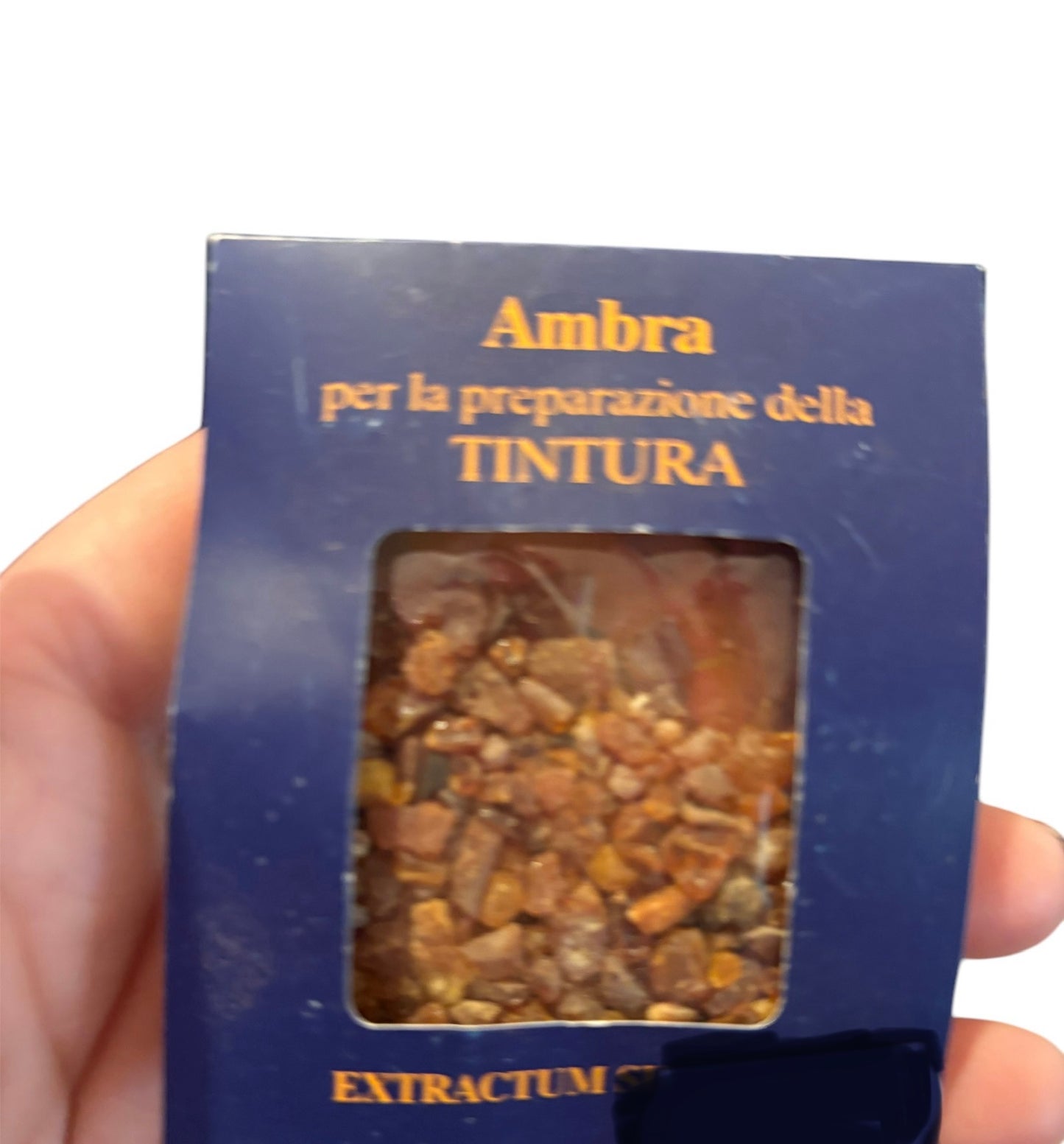 Ambra - Per la preparazione della tintura