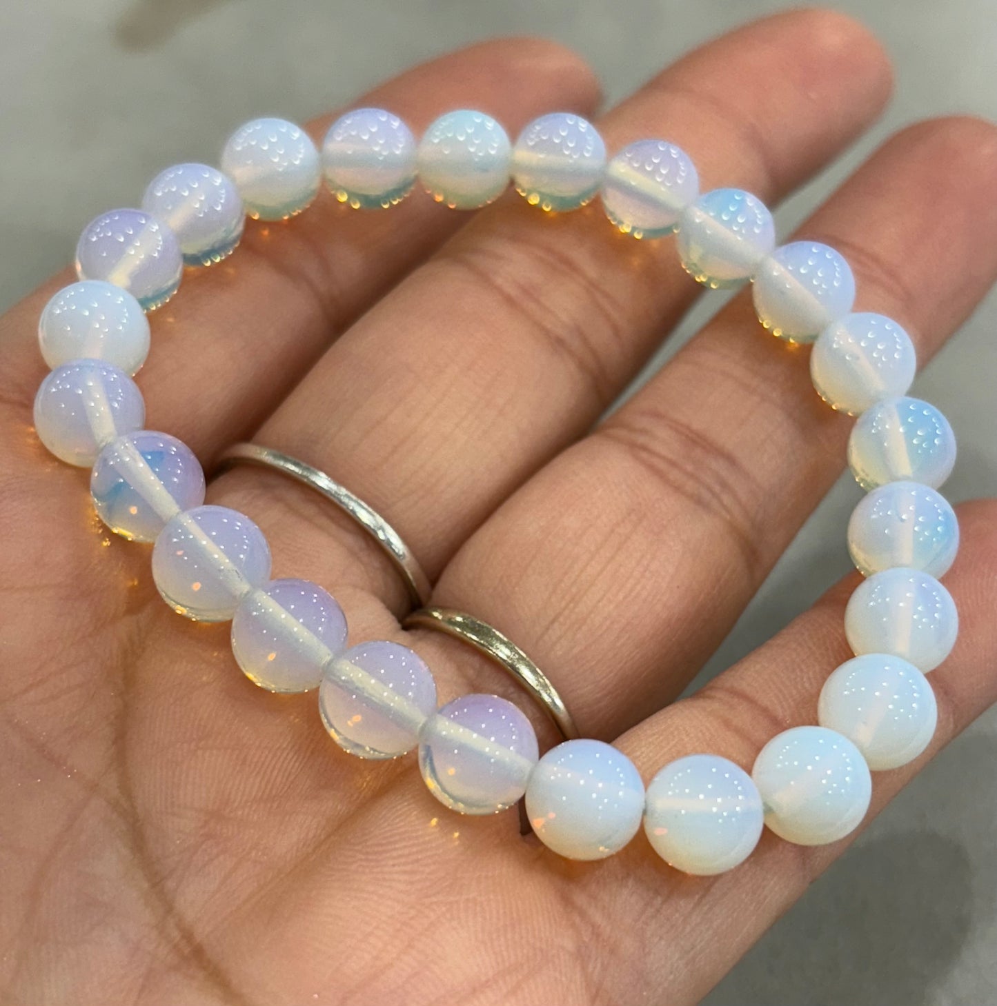 Opalina Bracciale sfera 8mm