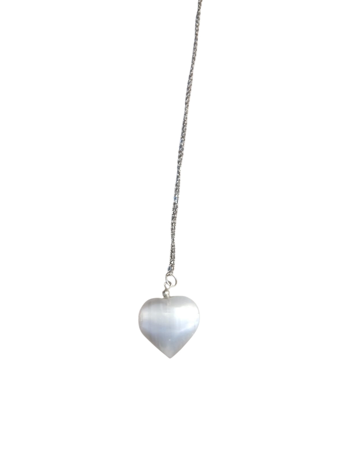 Selenite Collana cuore