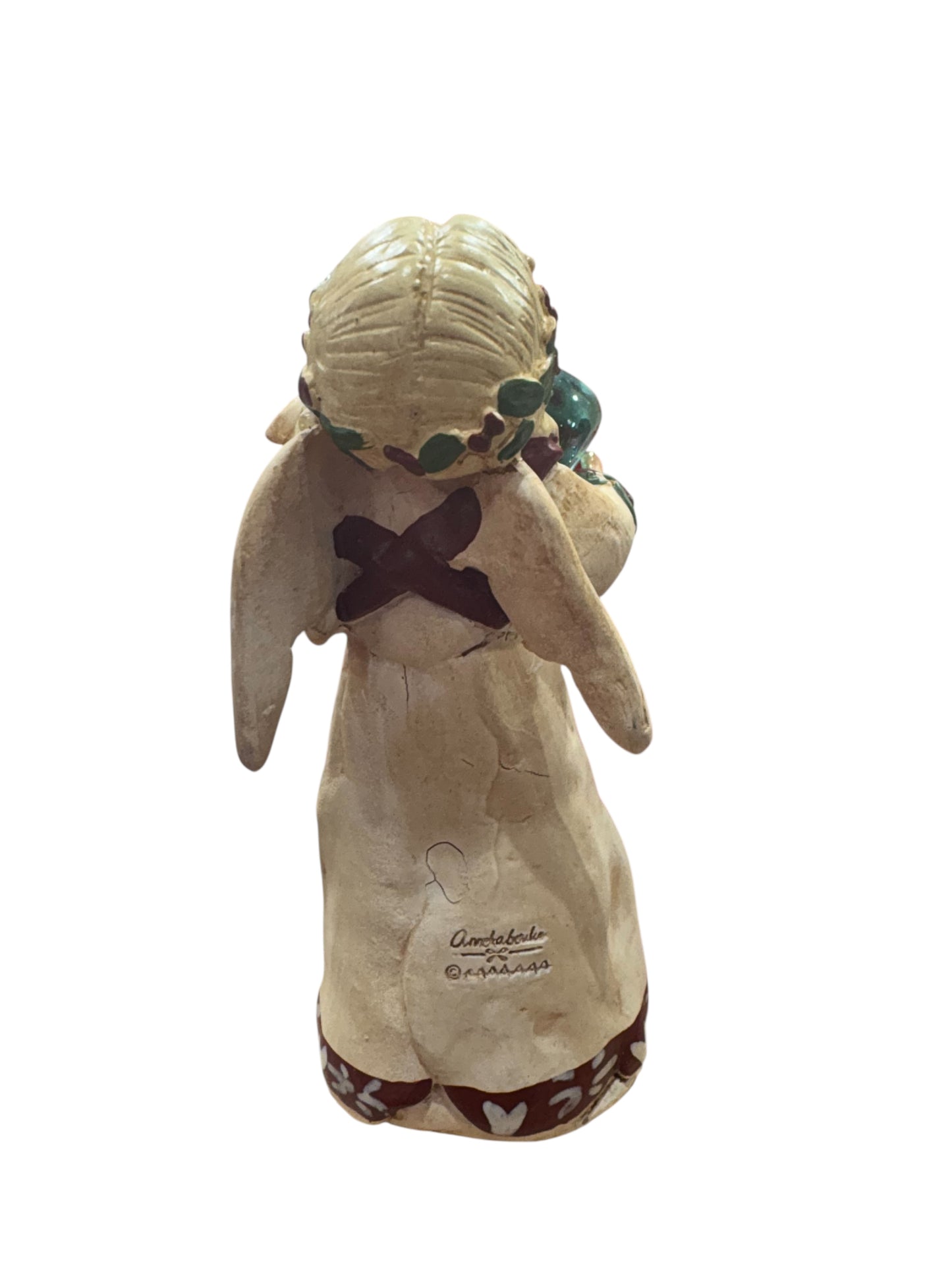 Angelo di protezione Statuetta di circa 10cm in altezza - OSSIDIANA AZZURRO