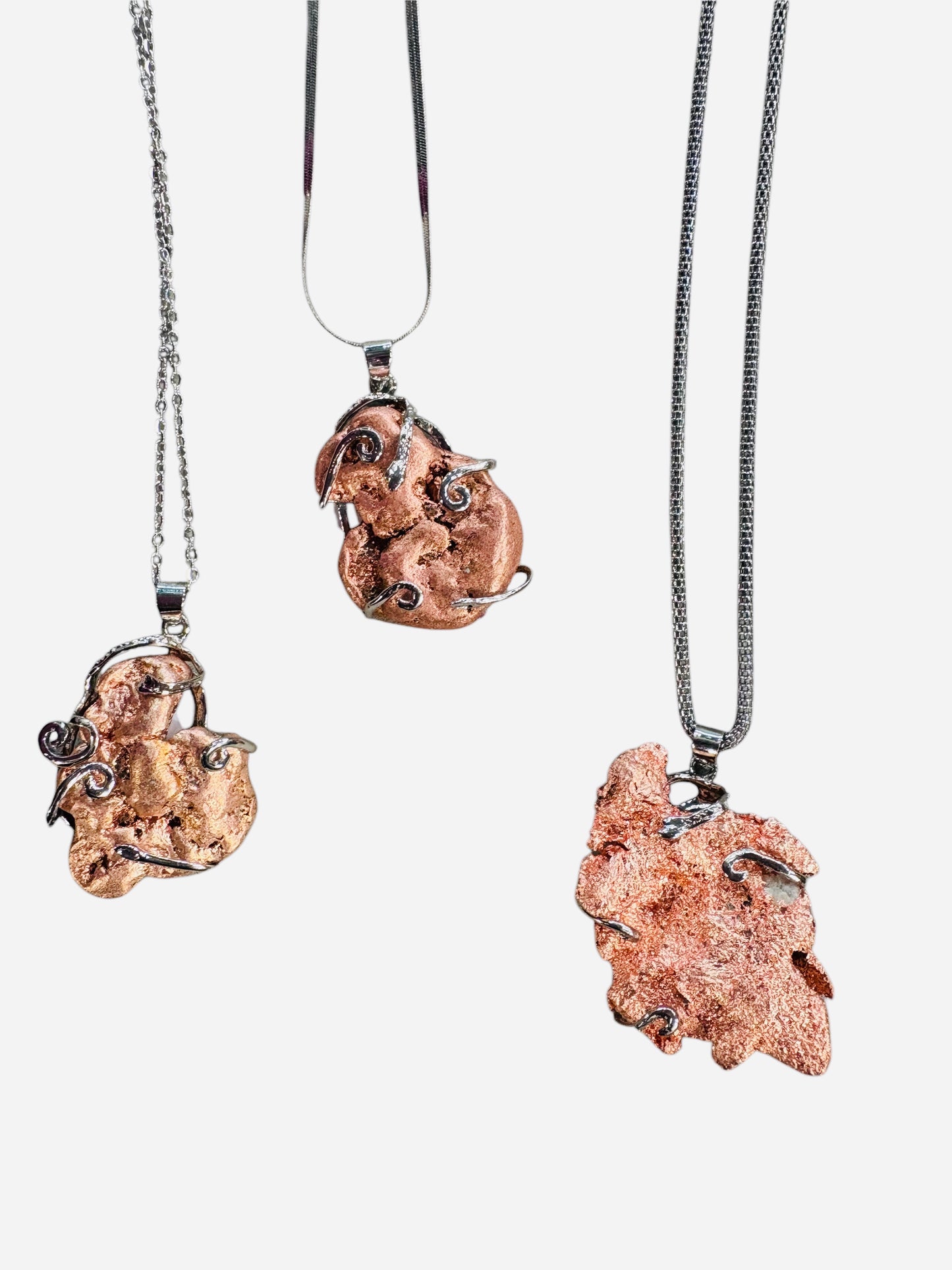 Collana elfica Rame nativo burattato