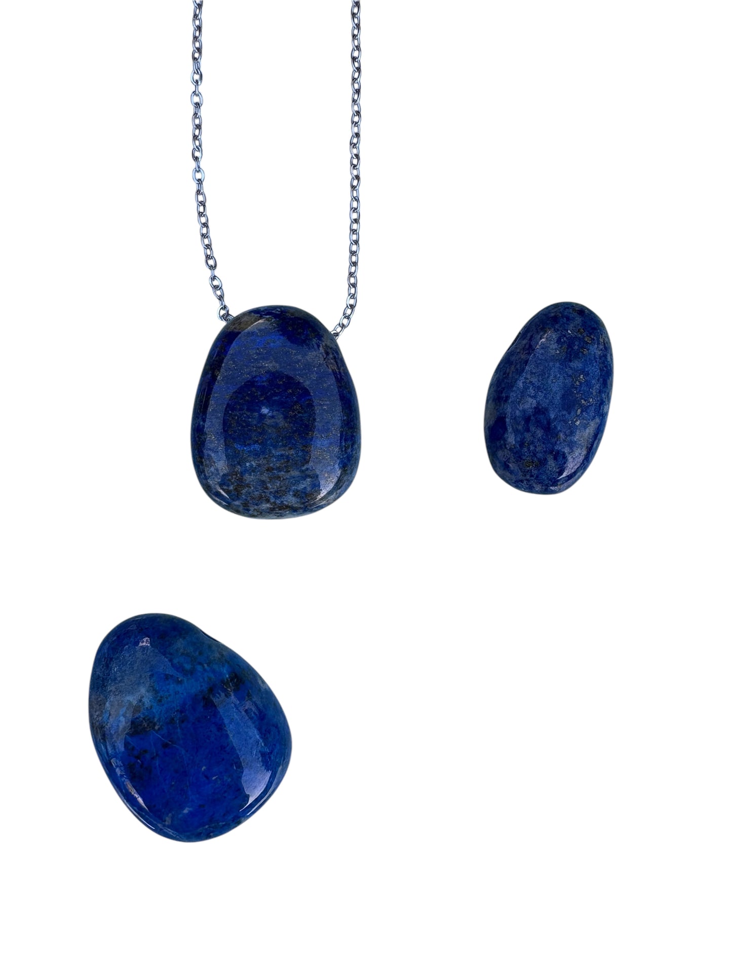 Collana Lapislazzuli con pietra forata