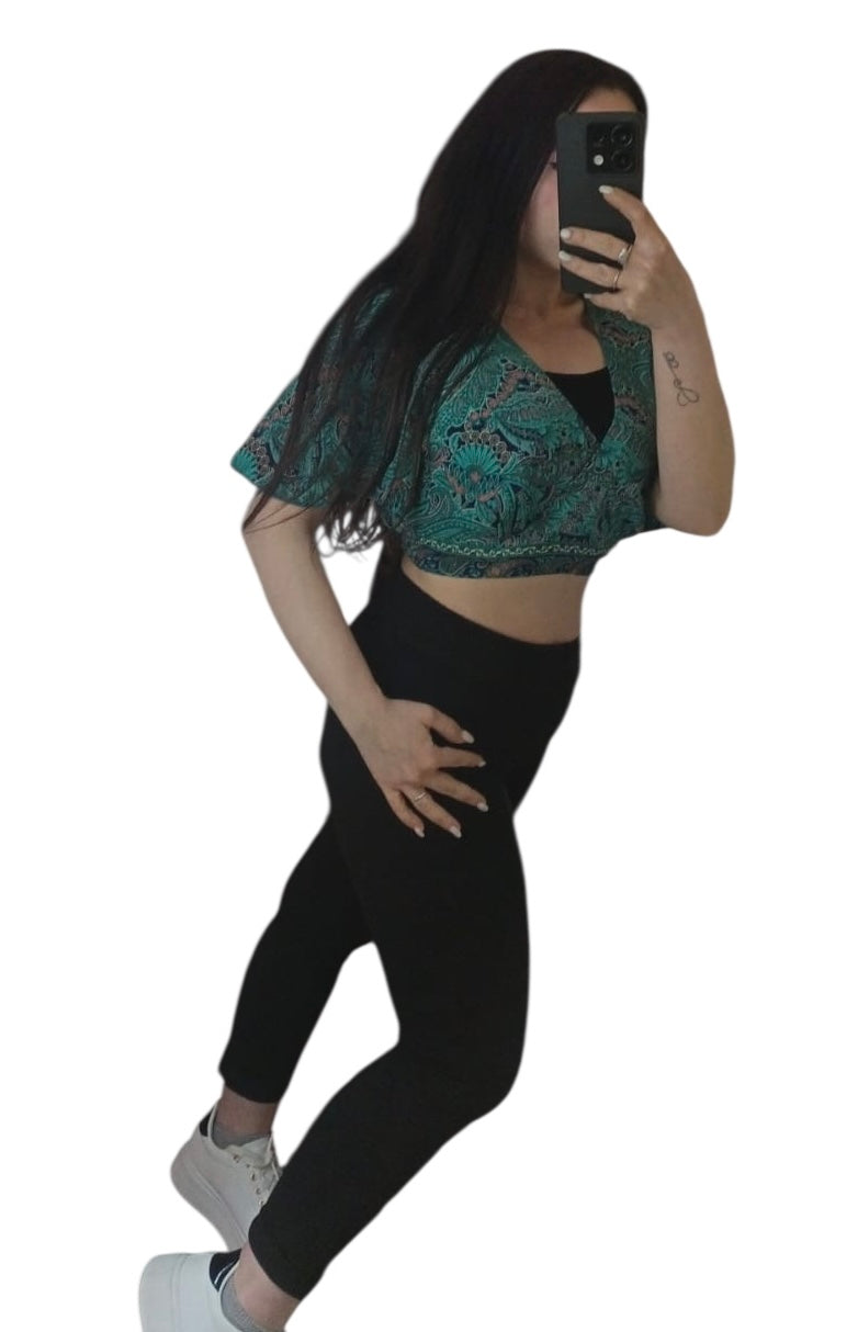 Top Oceano 100% Seta Made in India