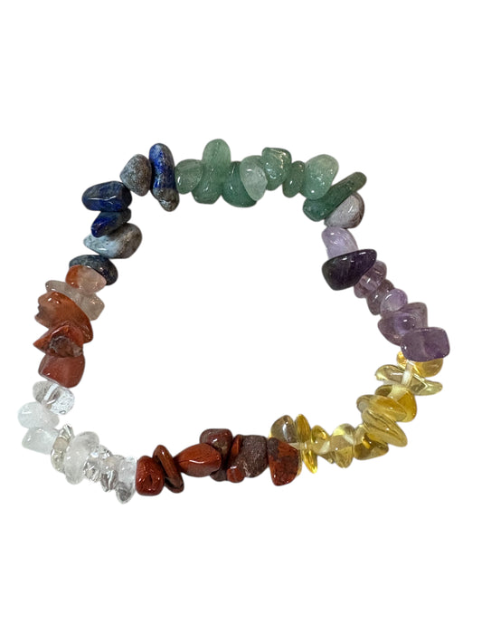 Bracciale 7 Chakra a scagliette