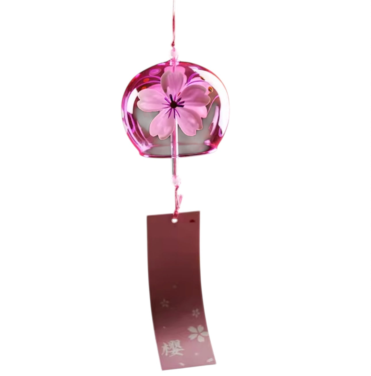 Campanellino al vento Giapponese FURIN - FIORE ROSA