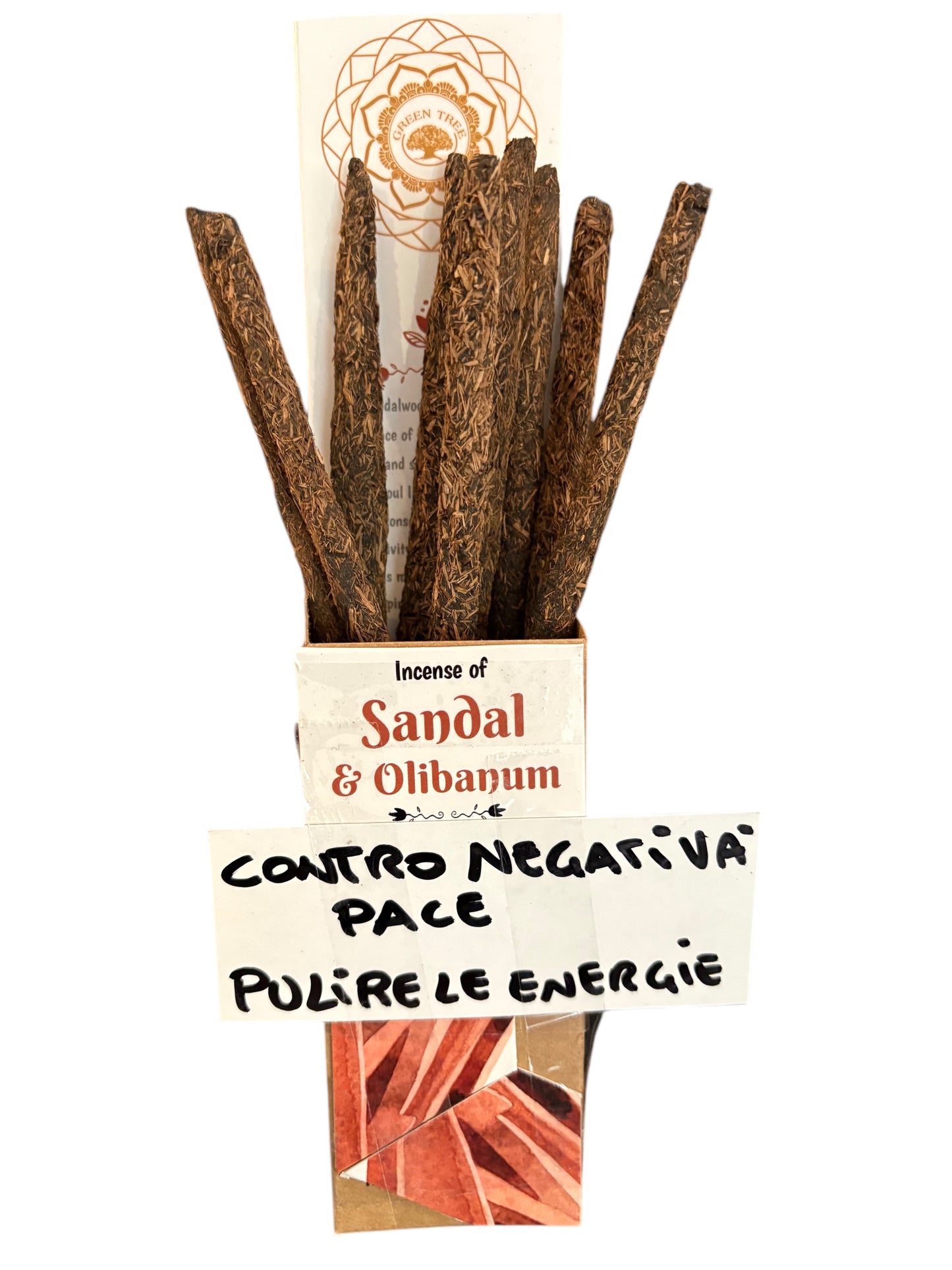 Incenso 1 bastoncino di Erbe di SANDALO E OLIBANO