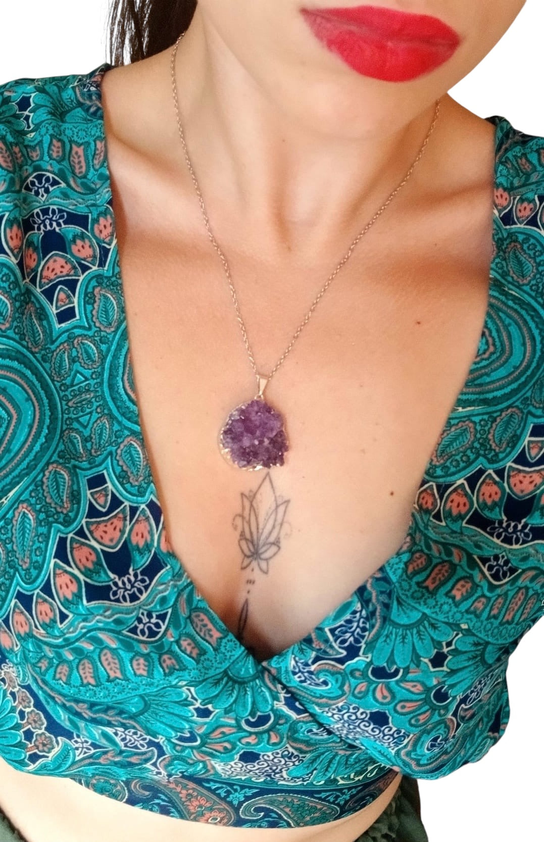 Collana Drusa di Ametista
