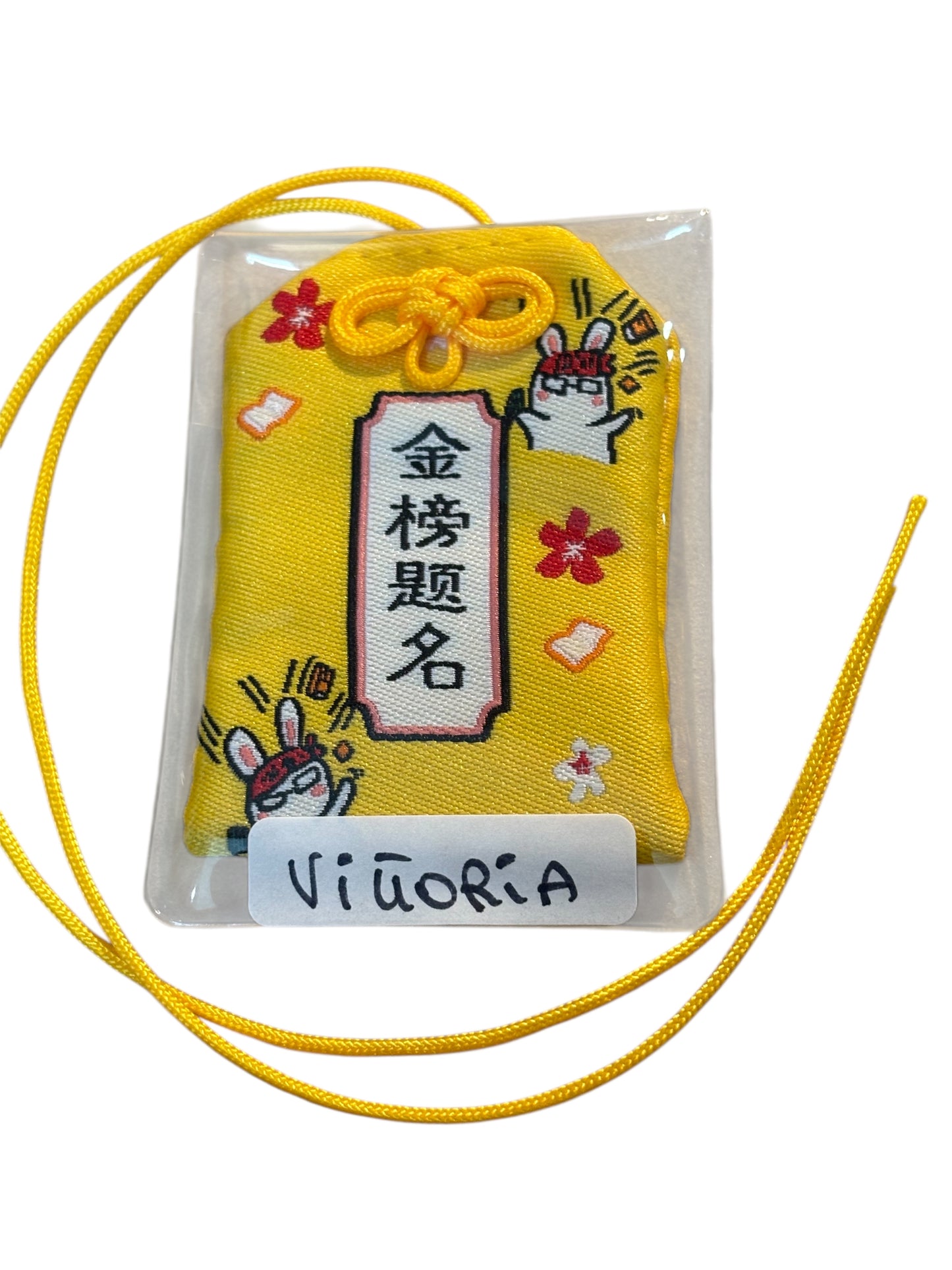 Omamori Giallo “VITTORIA”