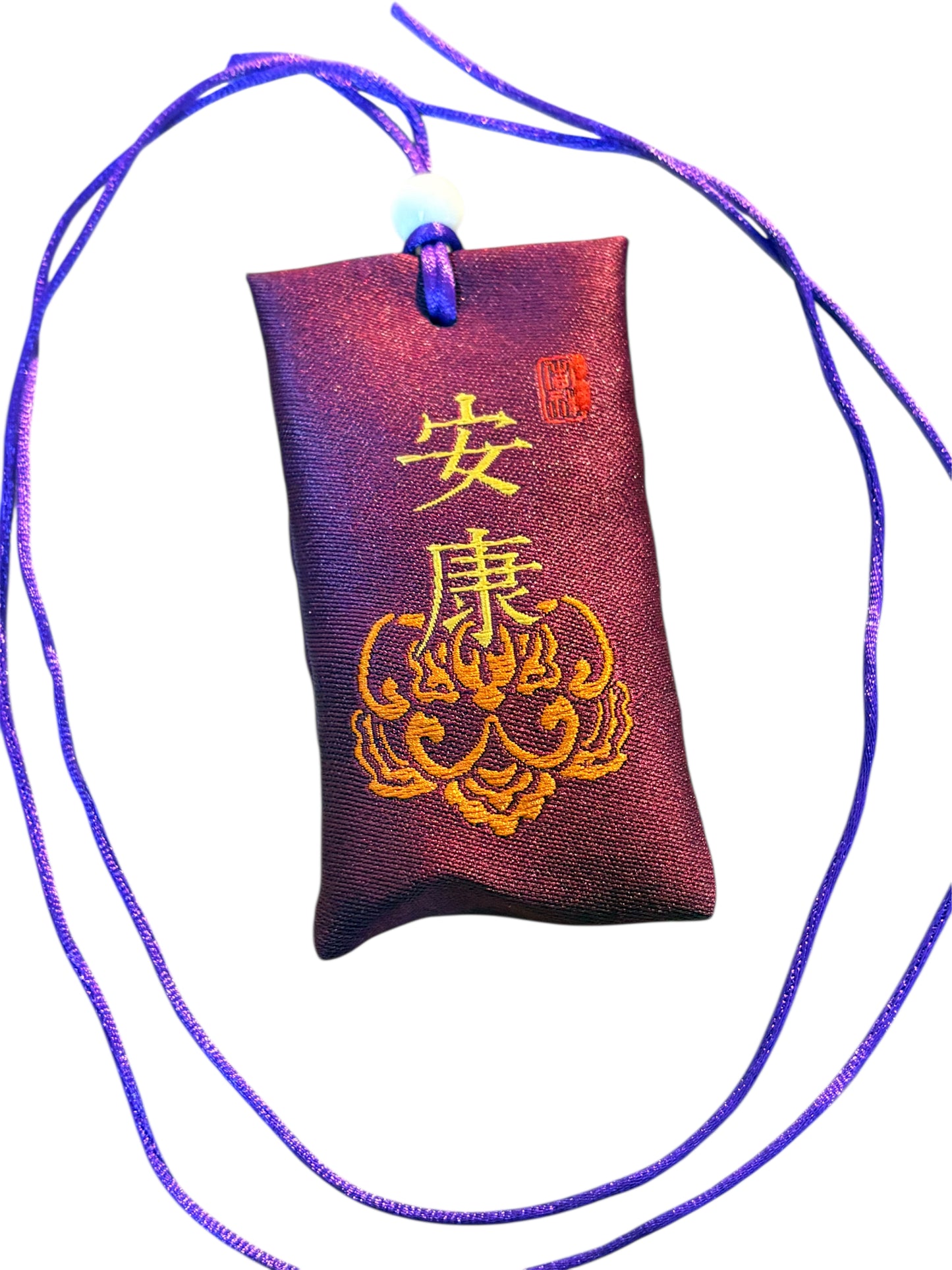 Omamori speciale viola “PACE E BENESSERE”