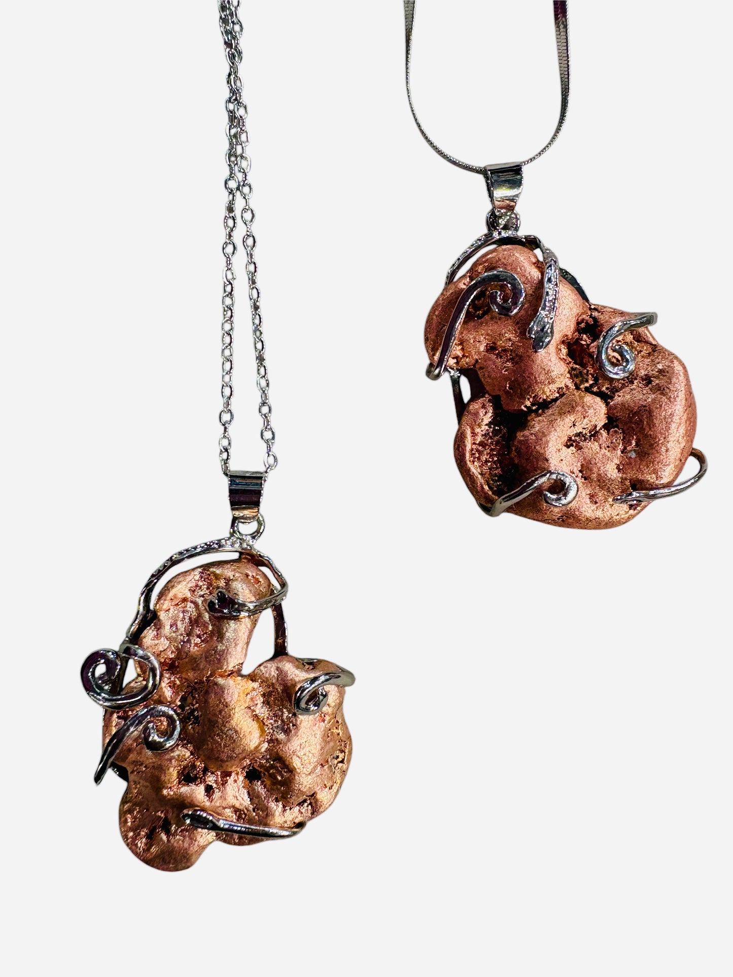 Collana elfica Rame nativo burattato