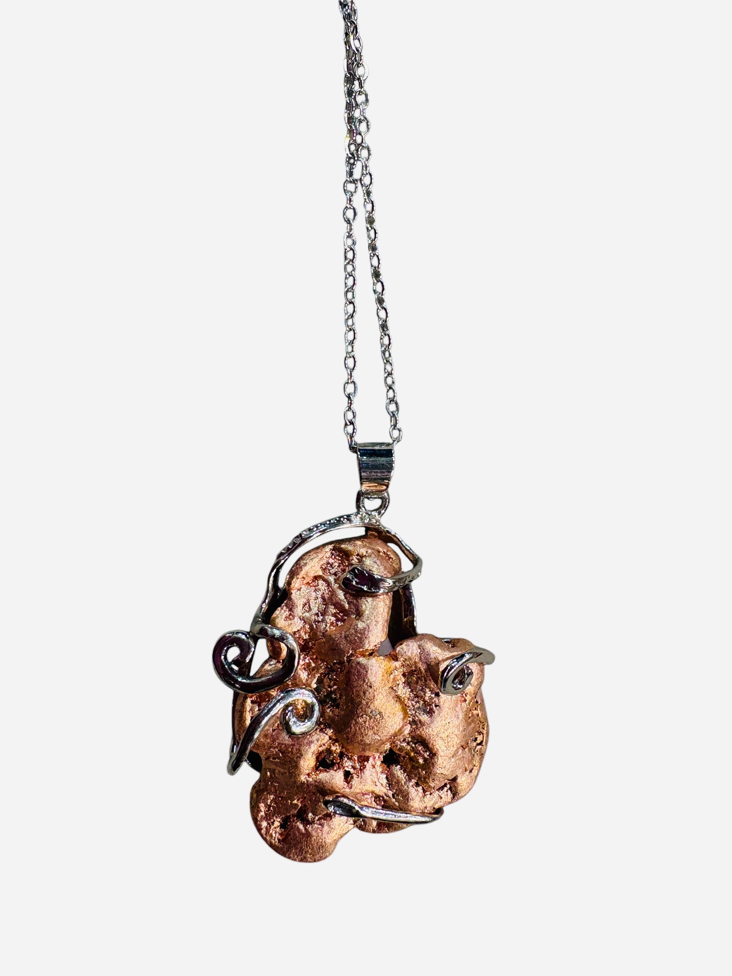 Collana elfica Rame nativo burattato