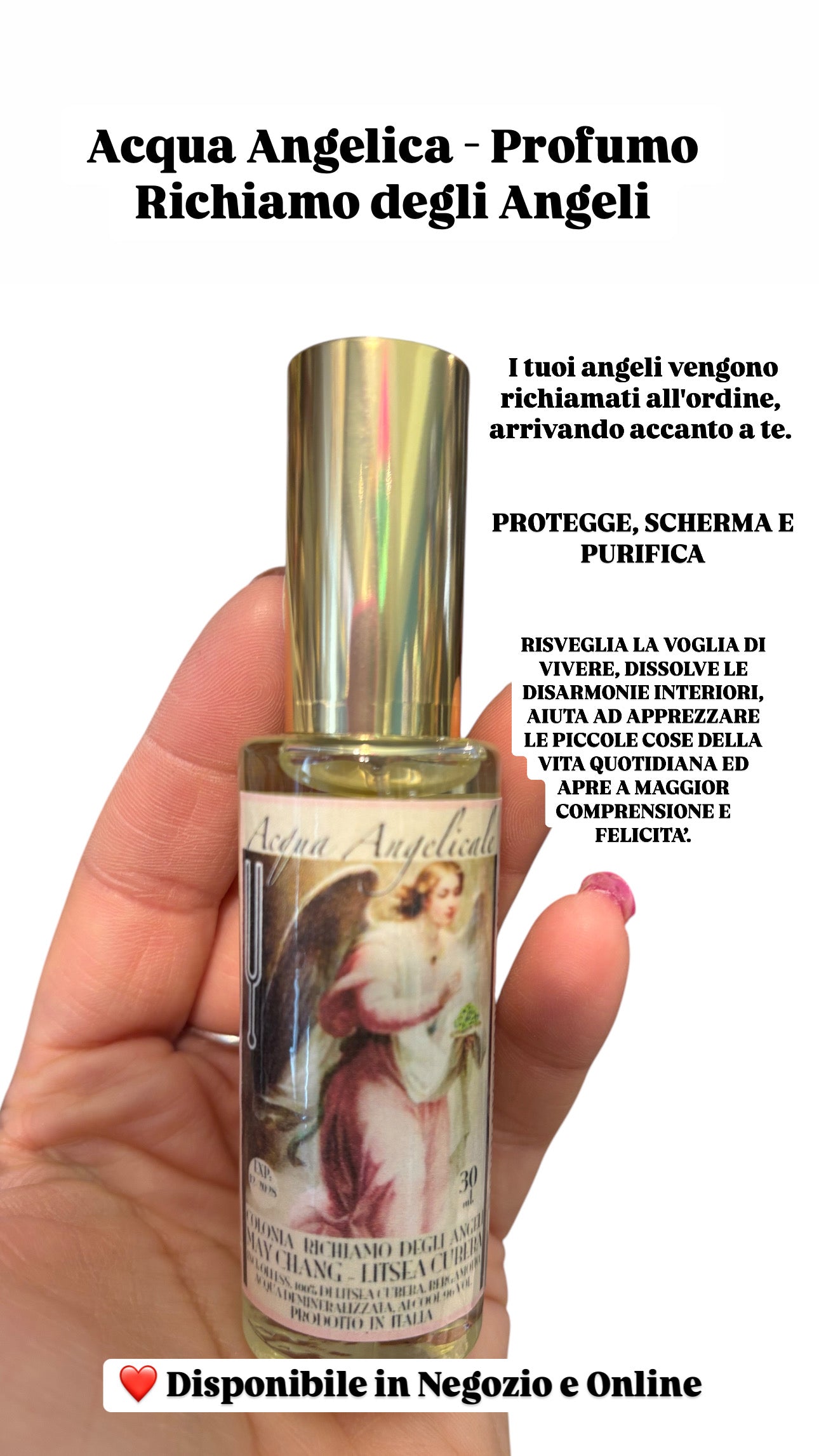 Acqua Angelica - Profumo Richiamo degli Angeli