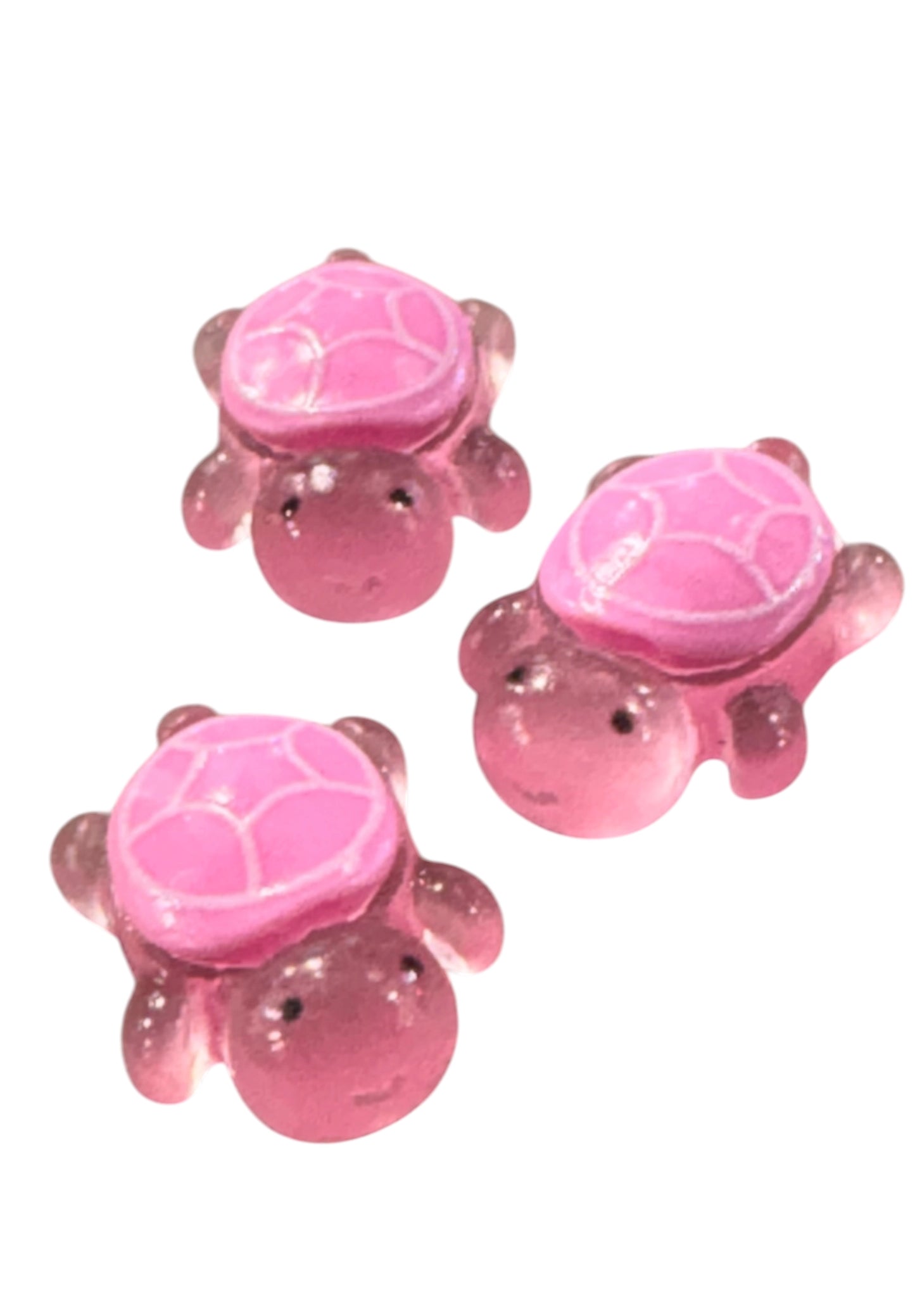 Tartaruga piccola Rosa 2cm (si illumina al buio)
