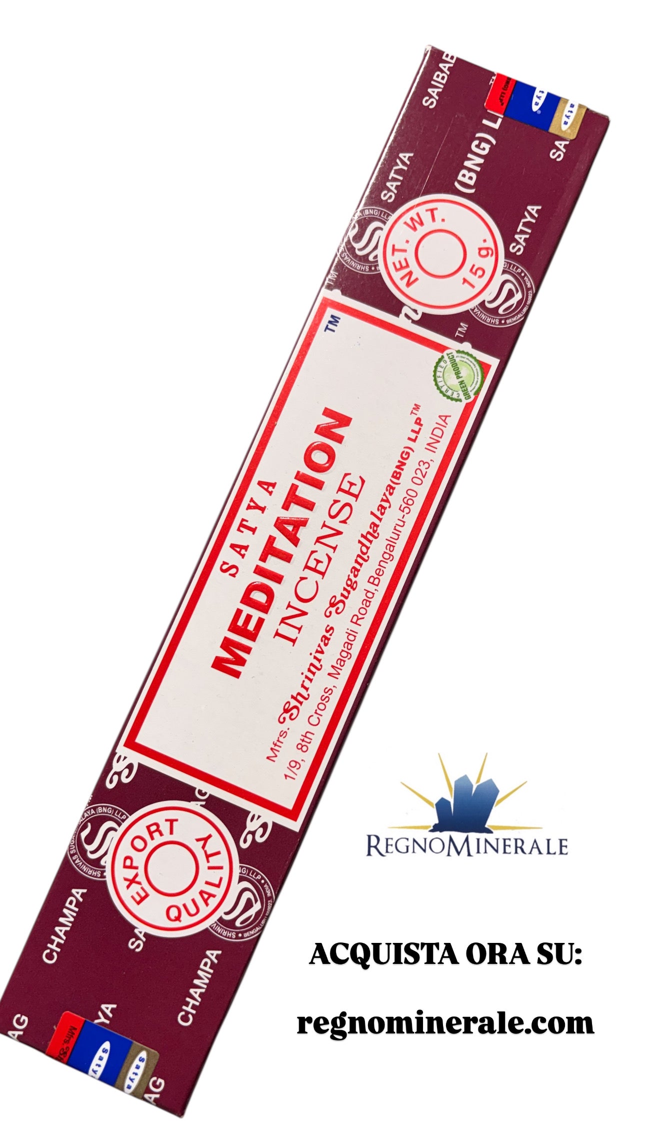 Incenso SATYA MEDITATION “Meditazione”