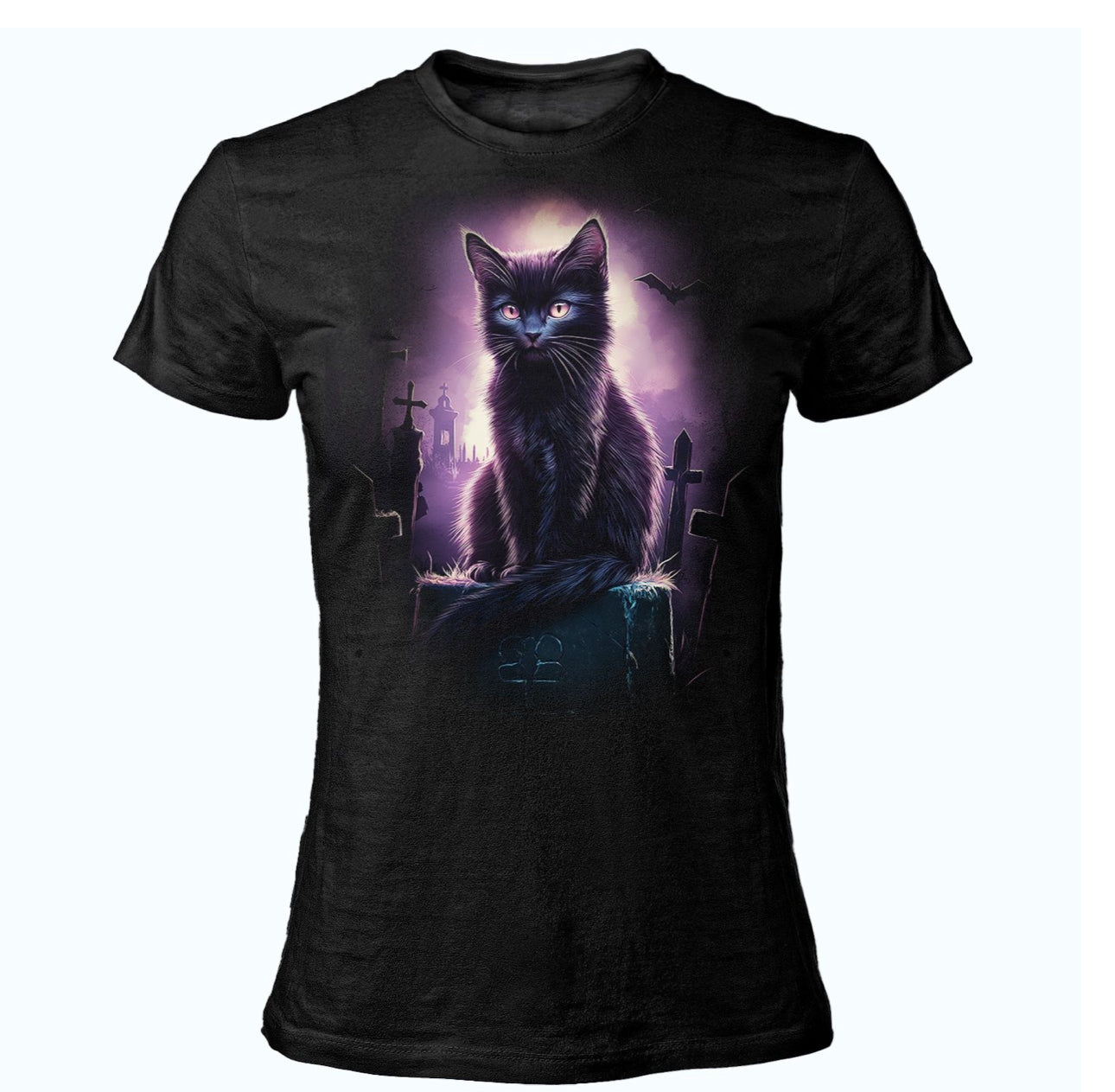 T-shirt GATTO NERO dark