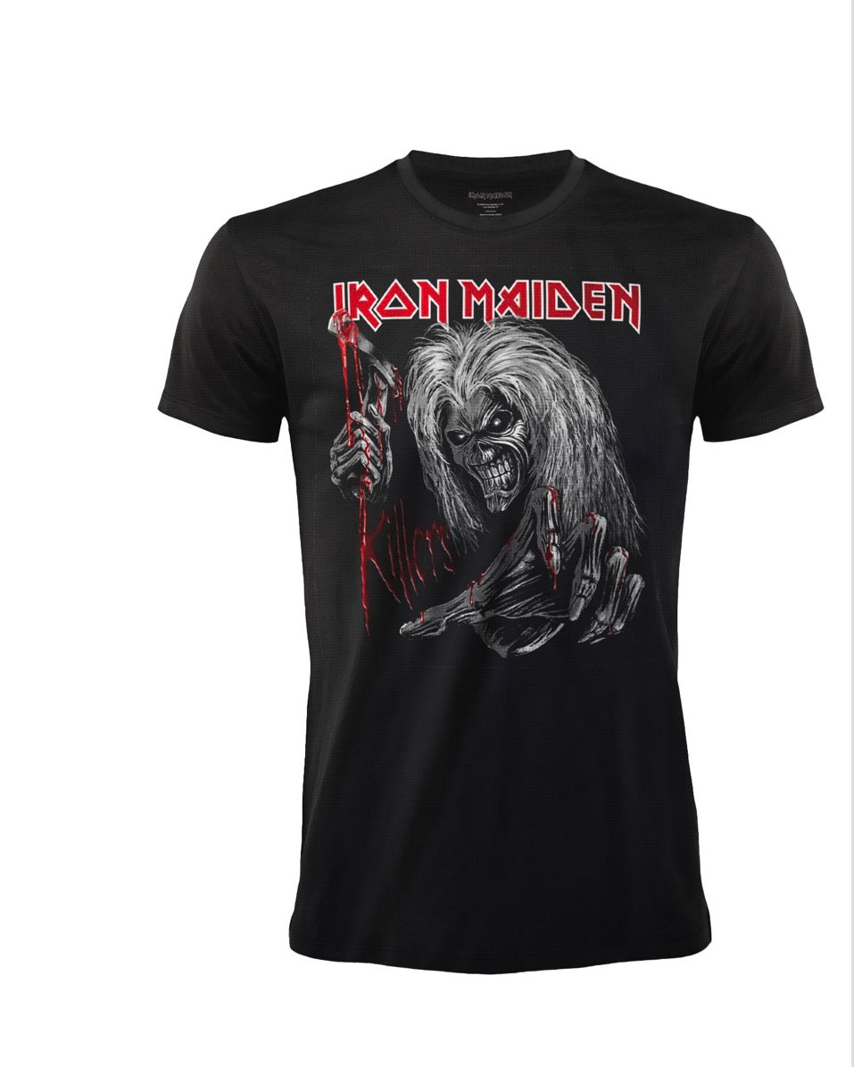 T-shirt IRON MAIDEN - teschio rosso