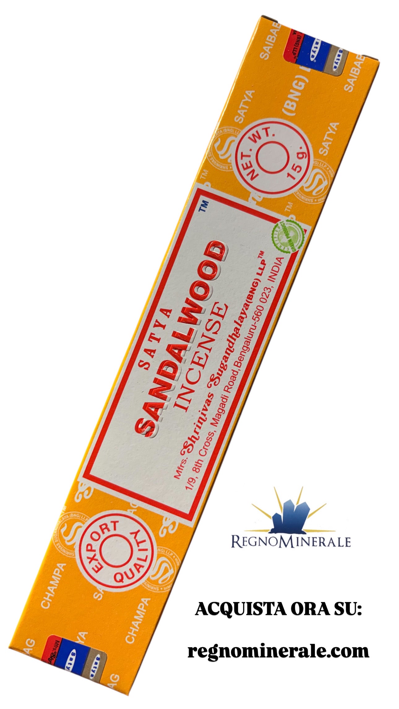Incenso SATYA SANDAL WOOD “Legno di Sandalo”
