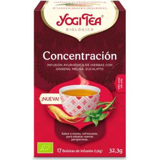 YOGI TEA - CONCENTRAZIONE - INFUSO AYURVEDICO DI ERBE CON GINSENG, MELISSA, EUCALIPTO