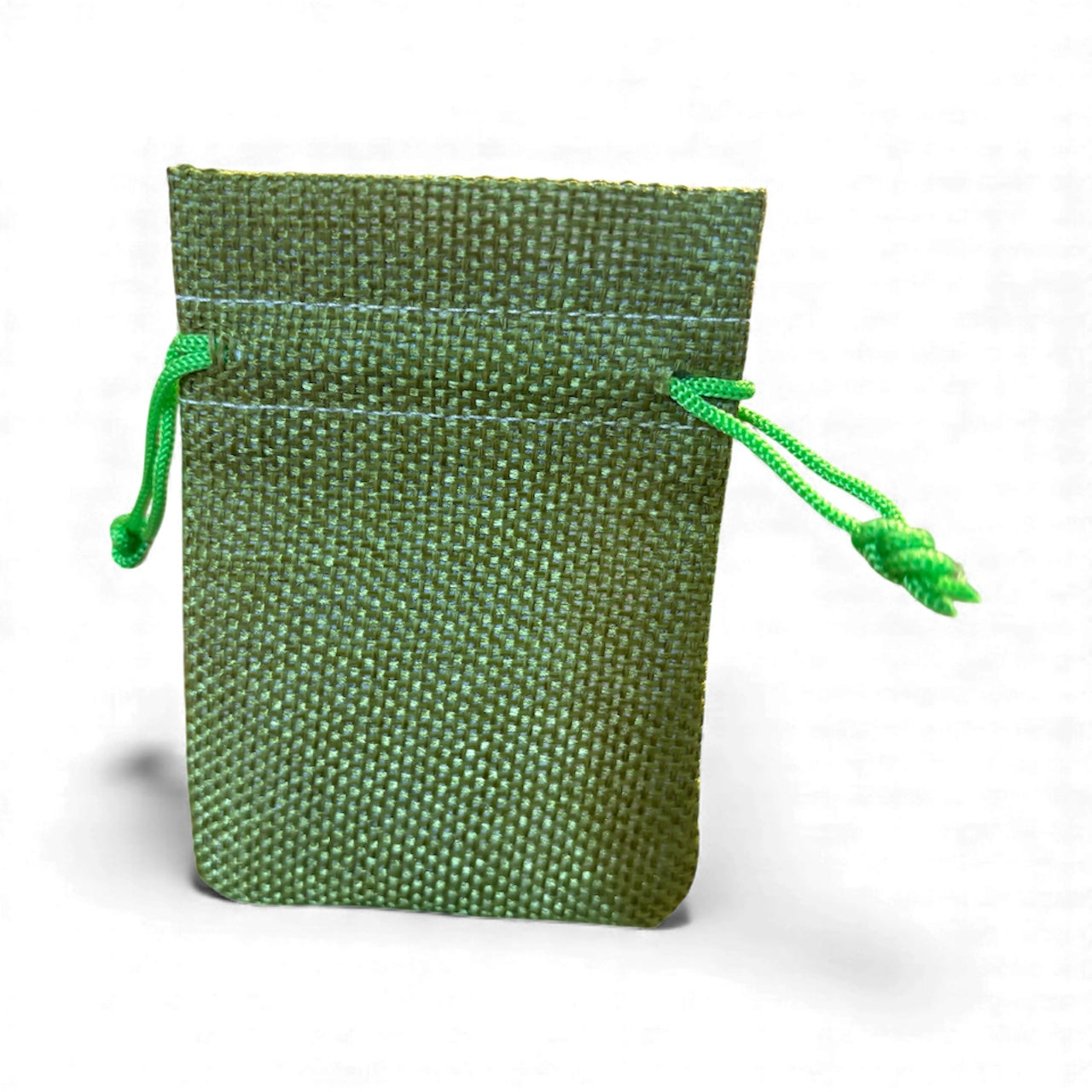 Sacchettino Verde in Iuta