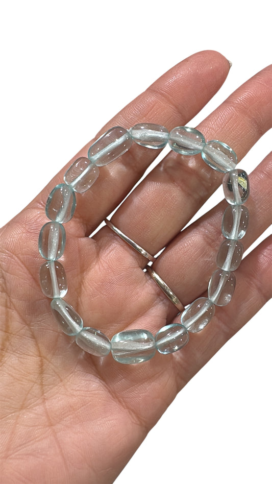 Bracciale sasso Ossidiana Azzurra