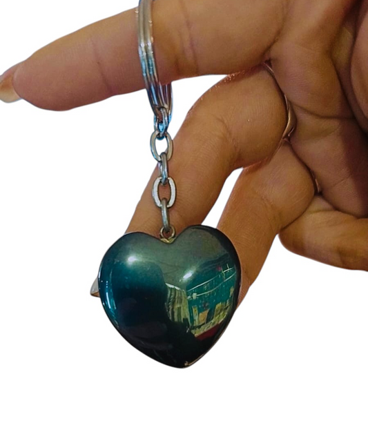 Portachiavi Cuore in Ematite