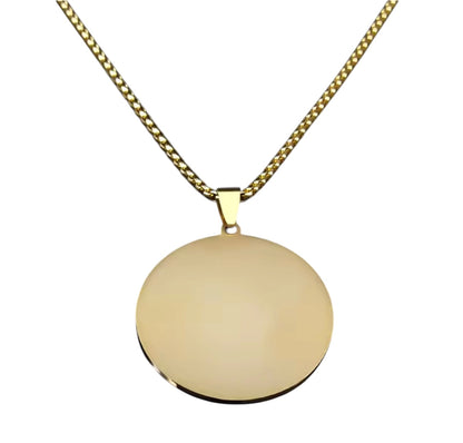Collana Sigillo dei Sette Arcangeli “colore oro con strass” acciaio