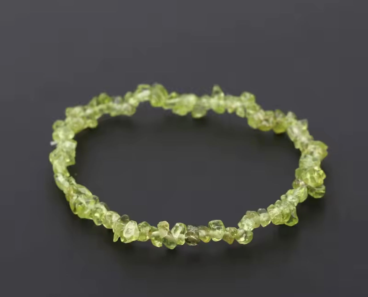 Olivina Peridoto Bracciale a scaglie
