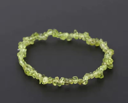 Olivina Peridoto Bracciale a scaglie