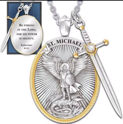 Collana San Michele Arcangelo con la spada *PROTEZIONE*