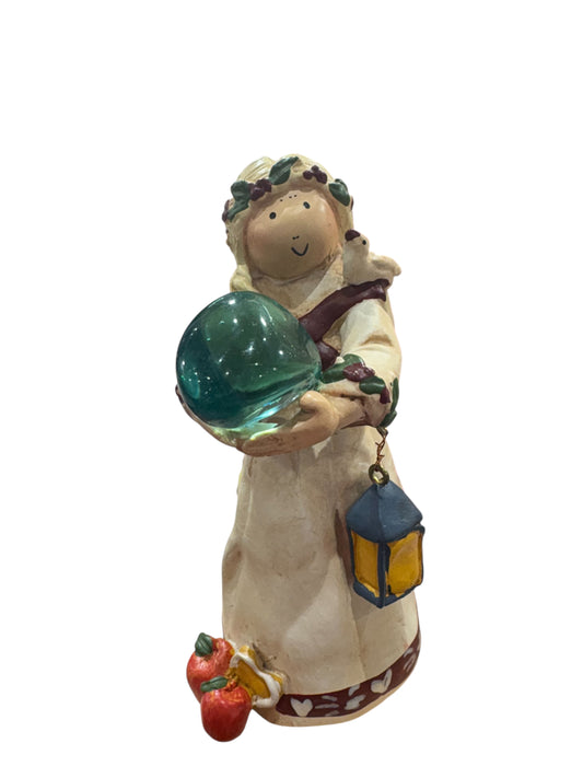 Angelo di protezione Statuetta di circa 10cm in altezza - OSSIDIANA AZZURRO