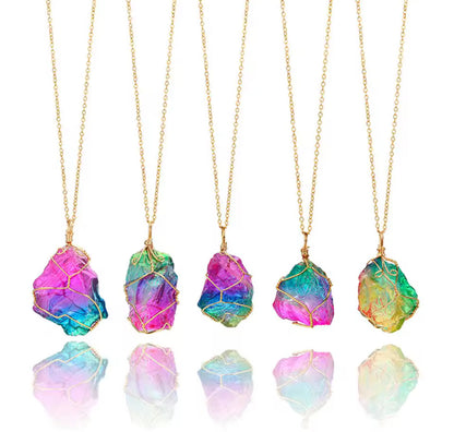 Collana Quarzo Colorato