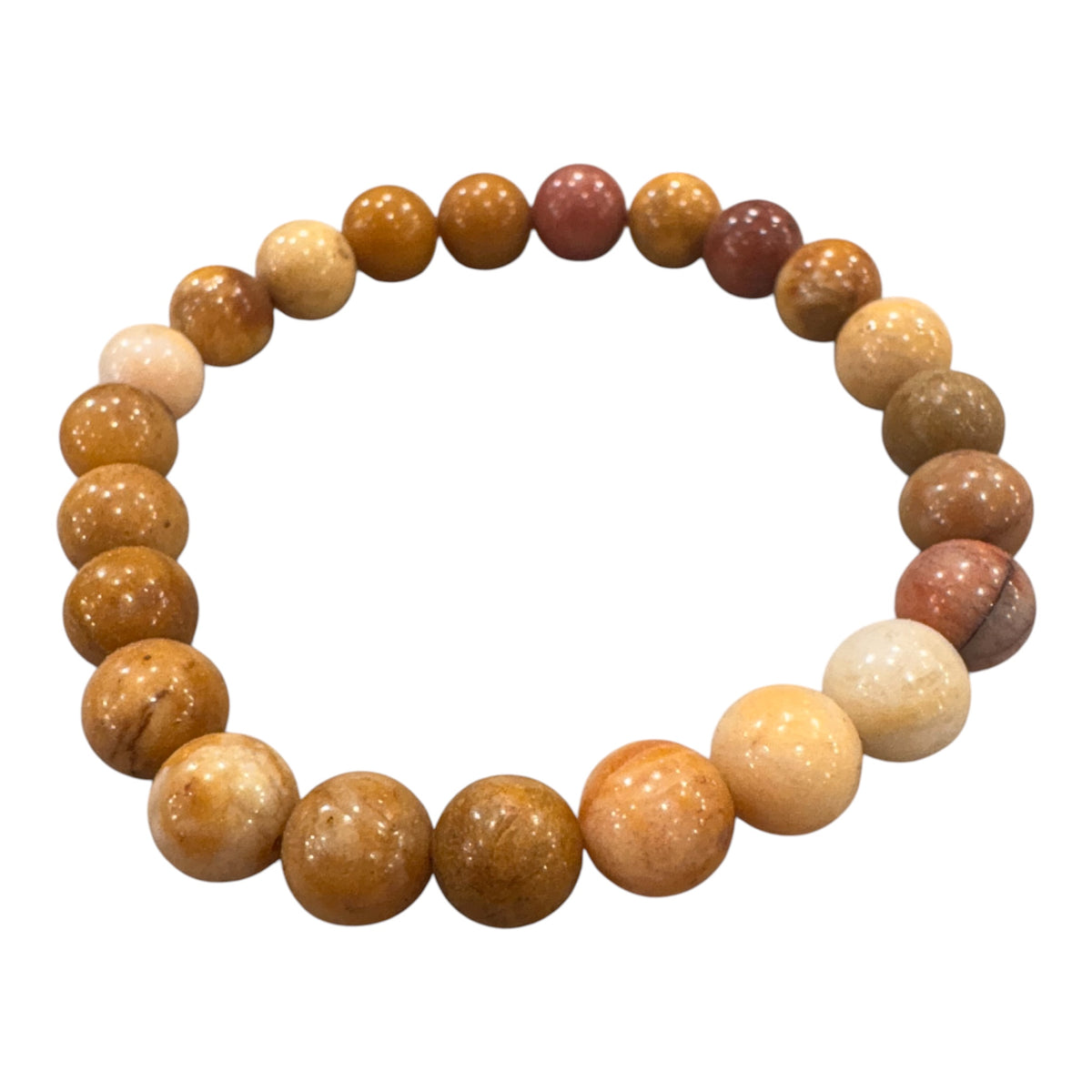 Mookaite BRACCIALE chiaro  - sfere 8 mm