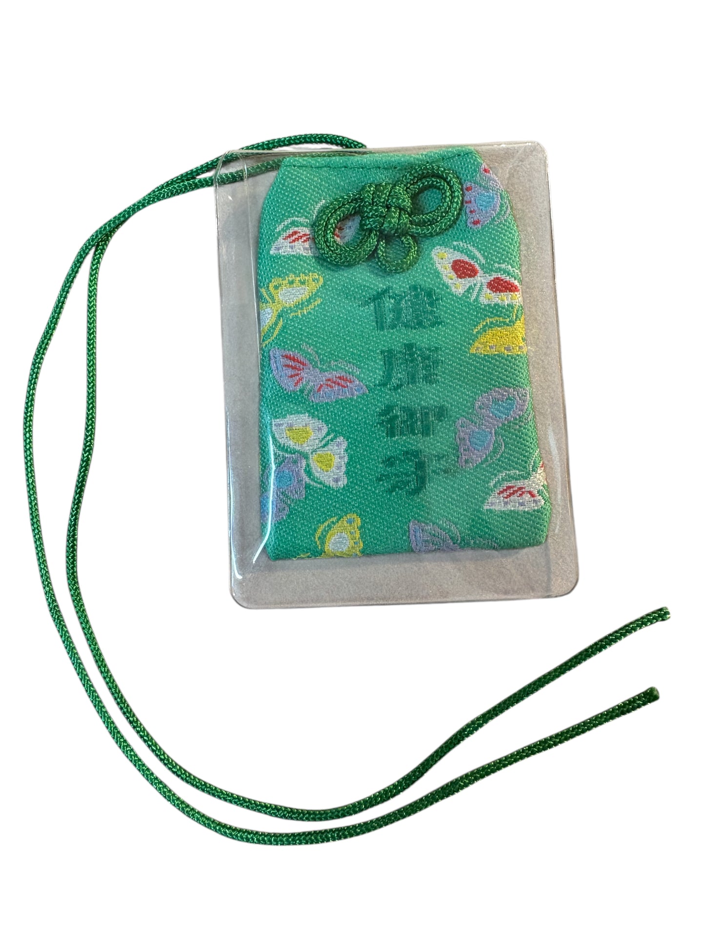 Omamori verde “STARE BENE”