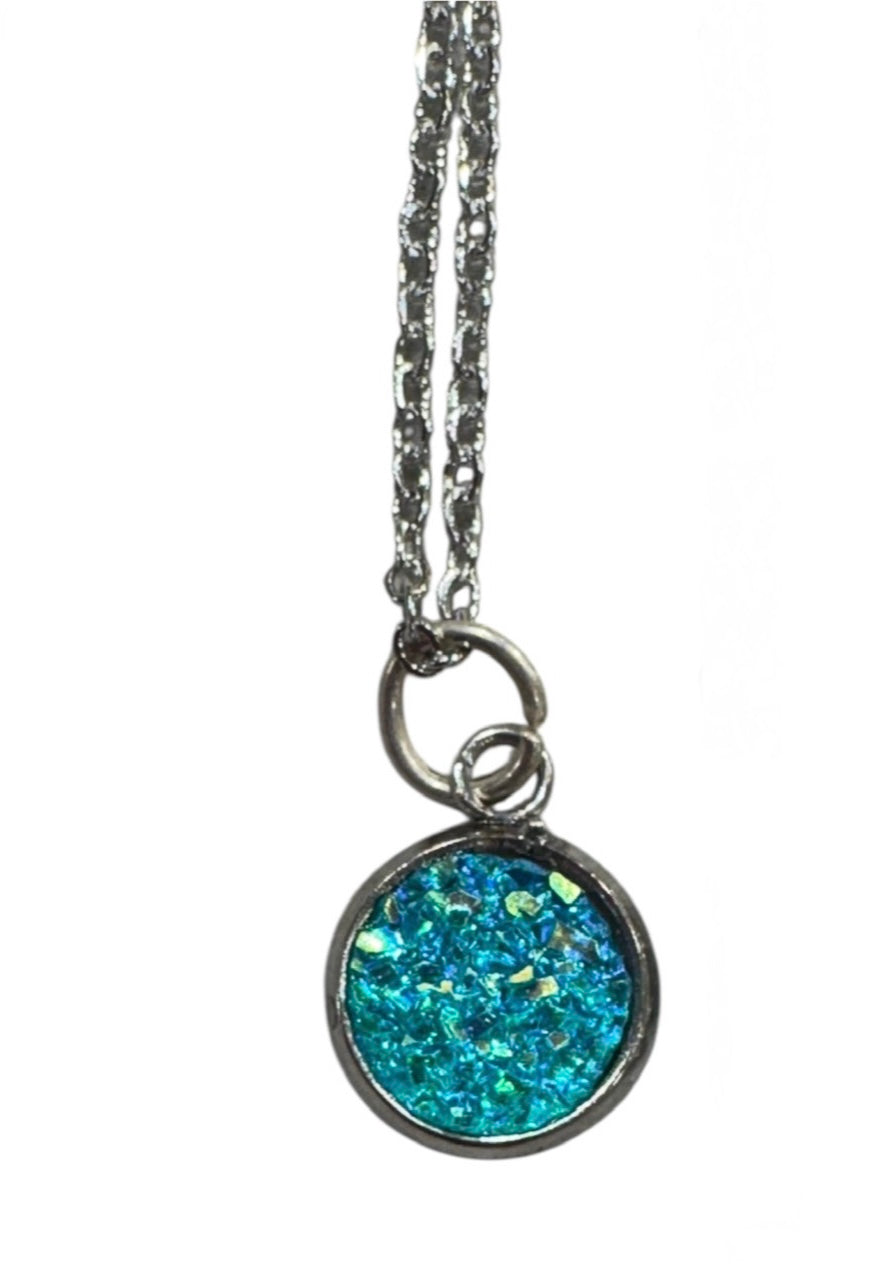 Collana drusette colorate
