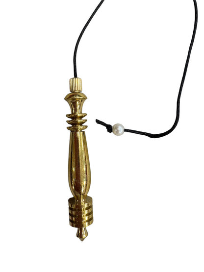 Pendolo Iko (=Iside, Karnak e Osiride) Renove in ottone con testimone