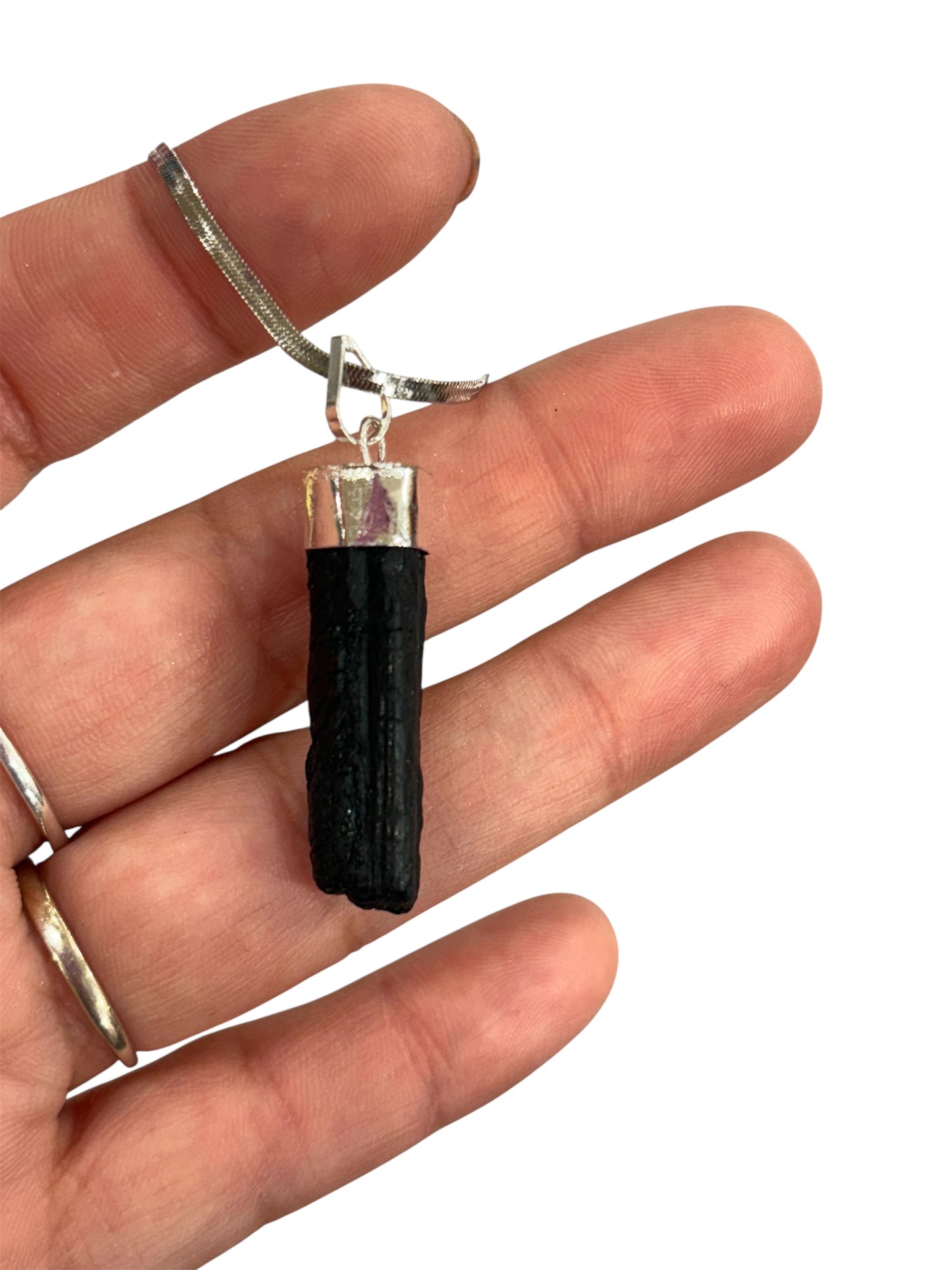 Collana Tormalina nera grezza PROTEZIONE