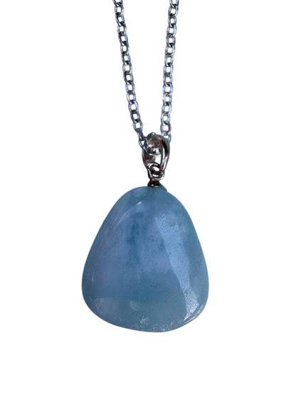 Collana AQUAMARINA in ciondolo in argento