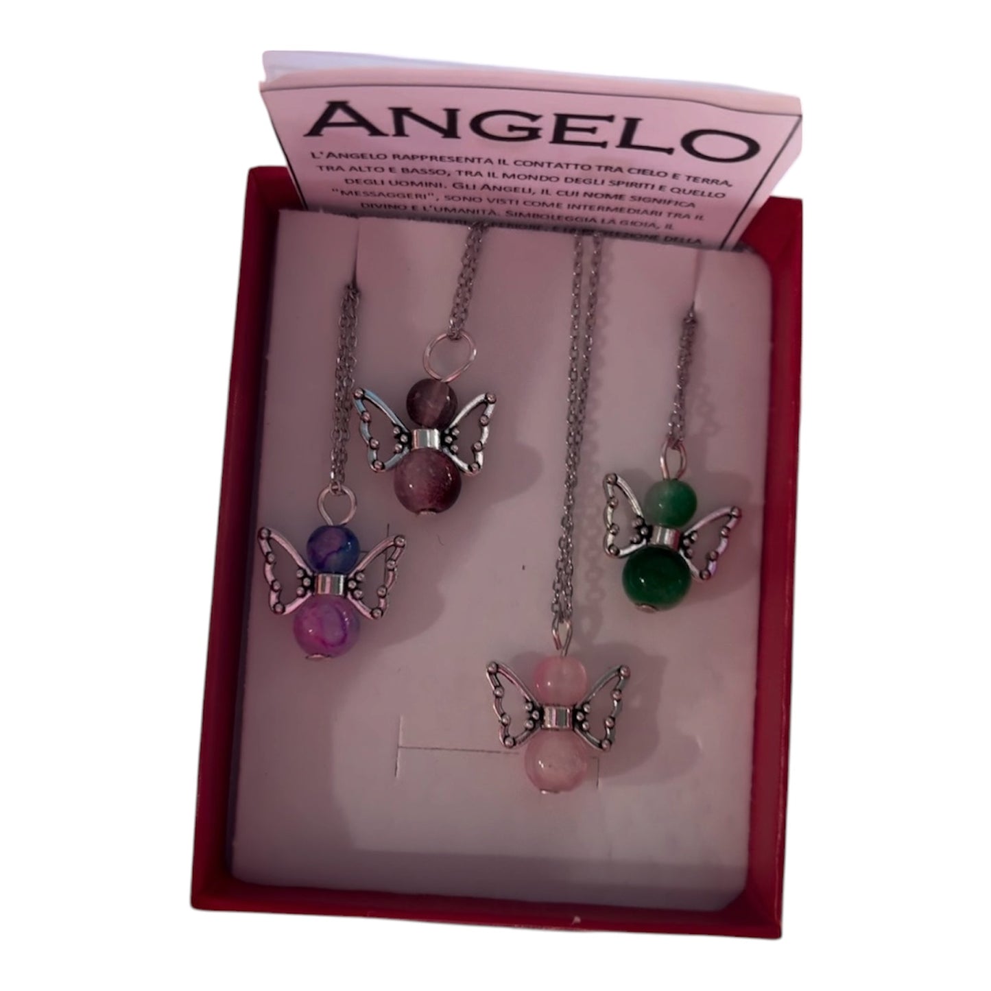 Collana Angeli di protezione con cuore
