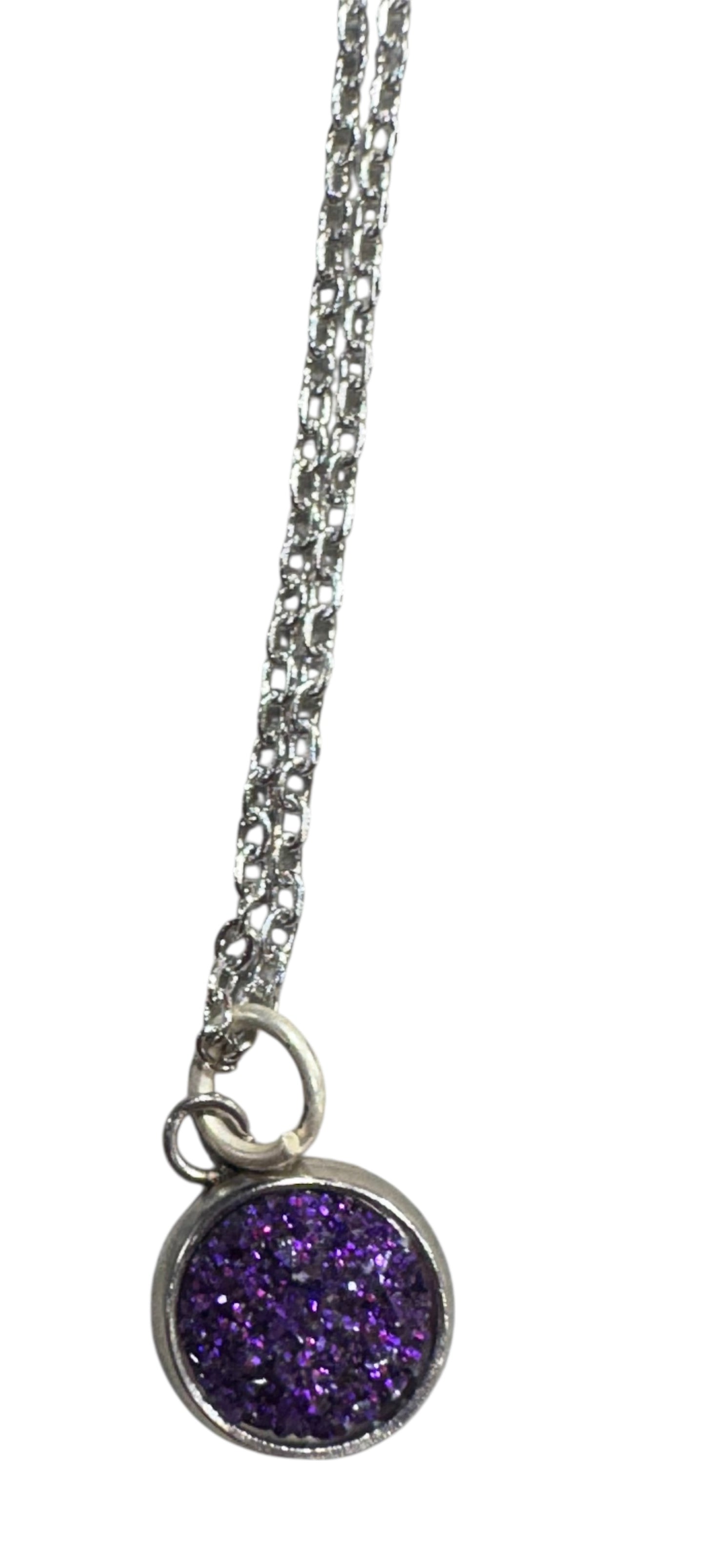 Collana drusette colorate