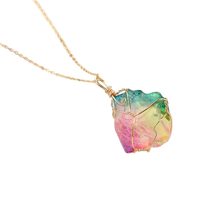 Collana Quarzo Colorato