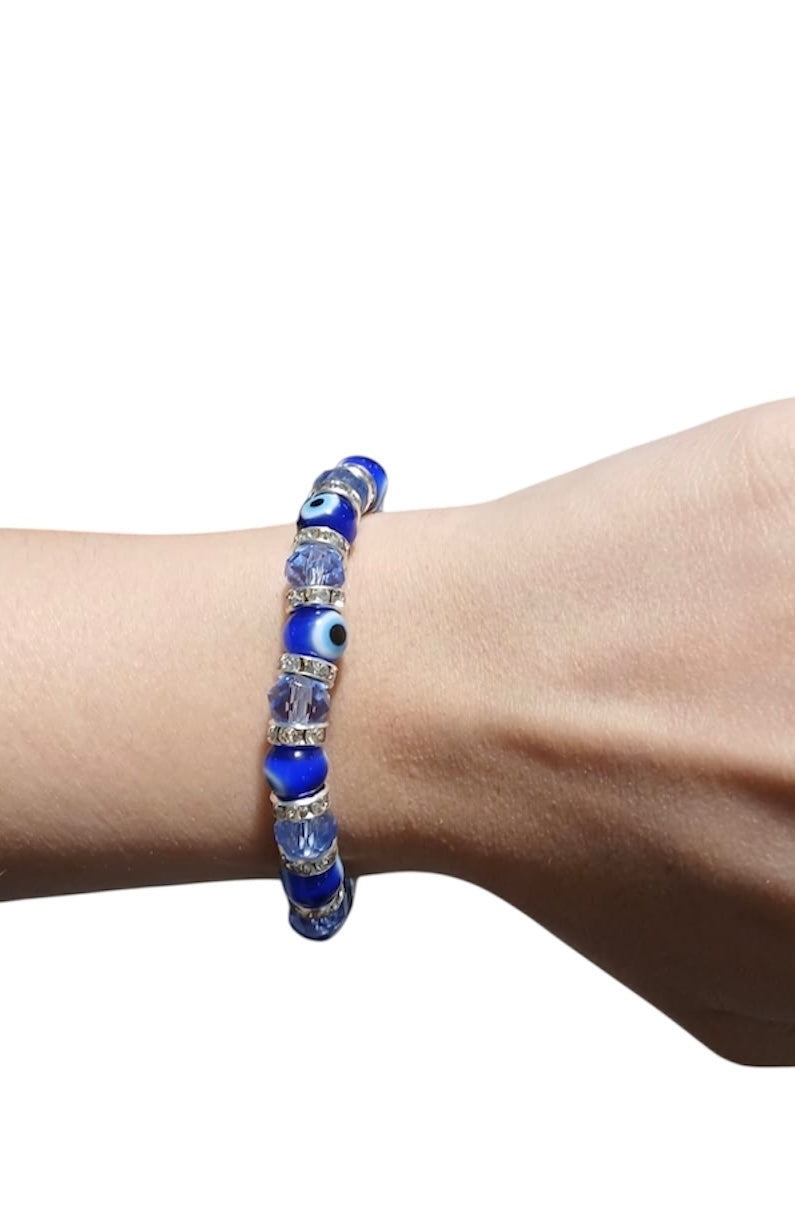 Bracciale azzurro OCCHIO DI ALLAH “Protezione”