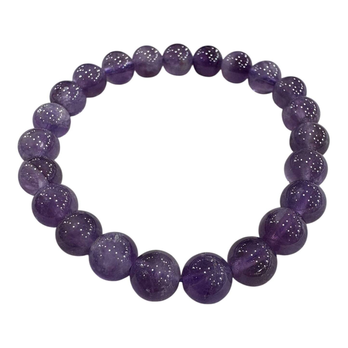 Ametista - Bracciale sfera 8 mm