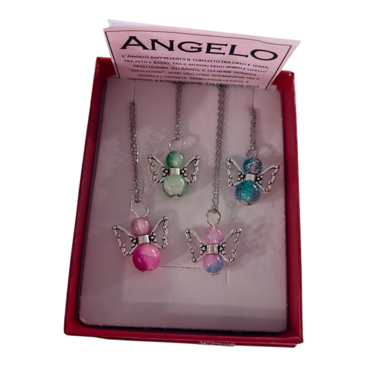 Collana Angeli di protezione con cuore