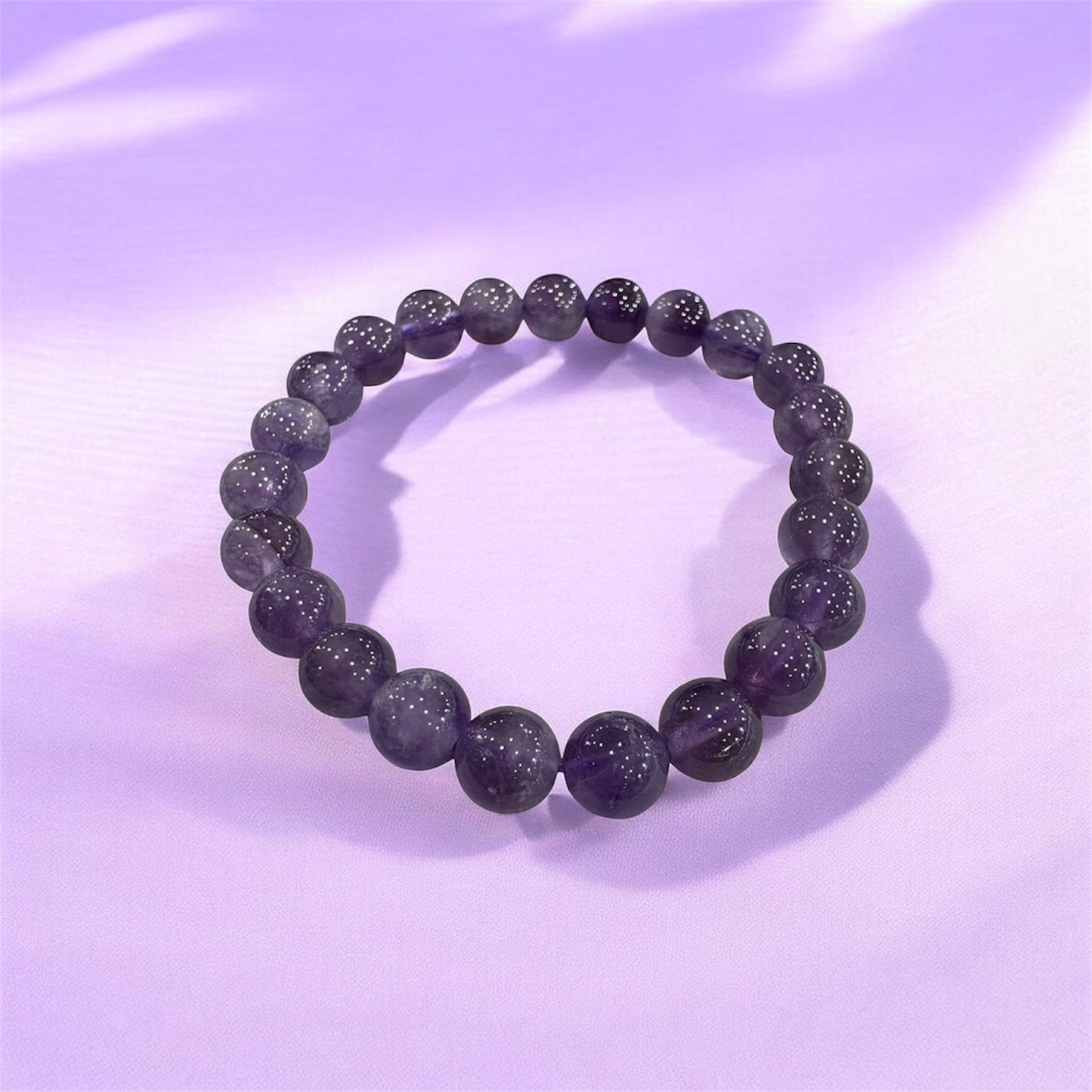 Ametista - Bracciale sfera 8 mm