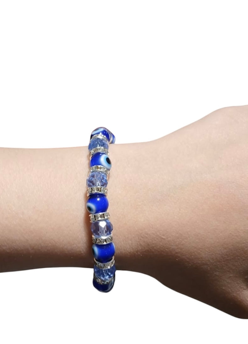 Bracciale azzurro OCCHIO DI ALLAH “Protezione”