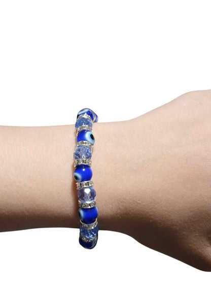 Bracciale azzurro OCCHIO DI ALLAH “Protezione”