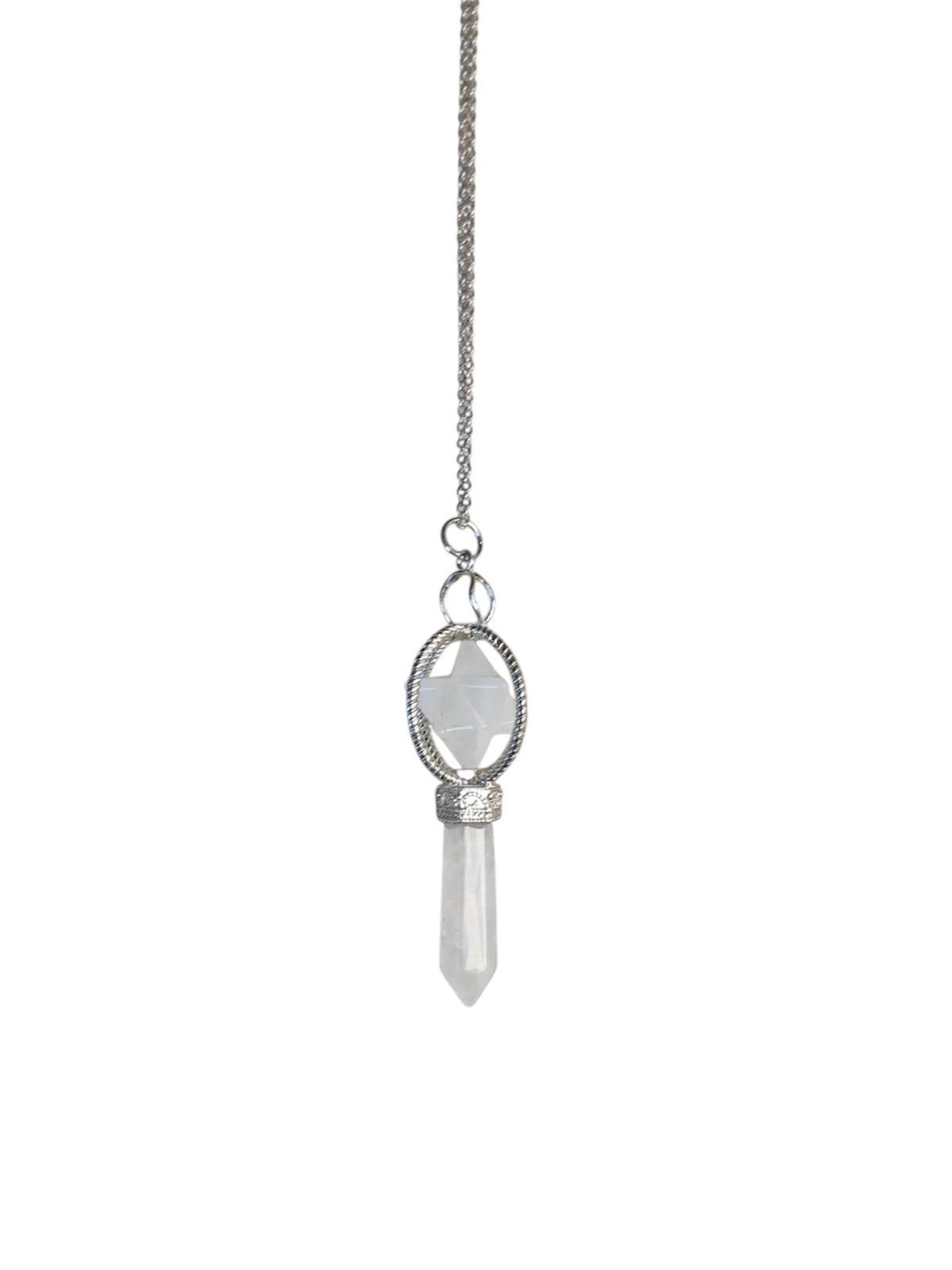 Merkaba Collana in Cristallo di Rocca